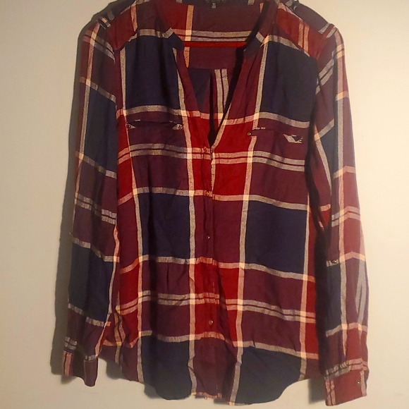 Plaid Blouse - Picture 1 of 6